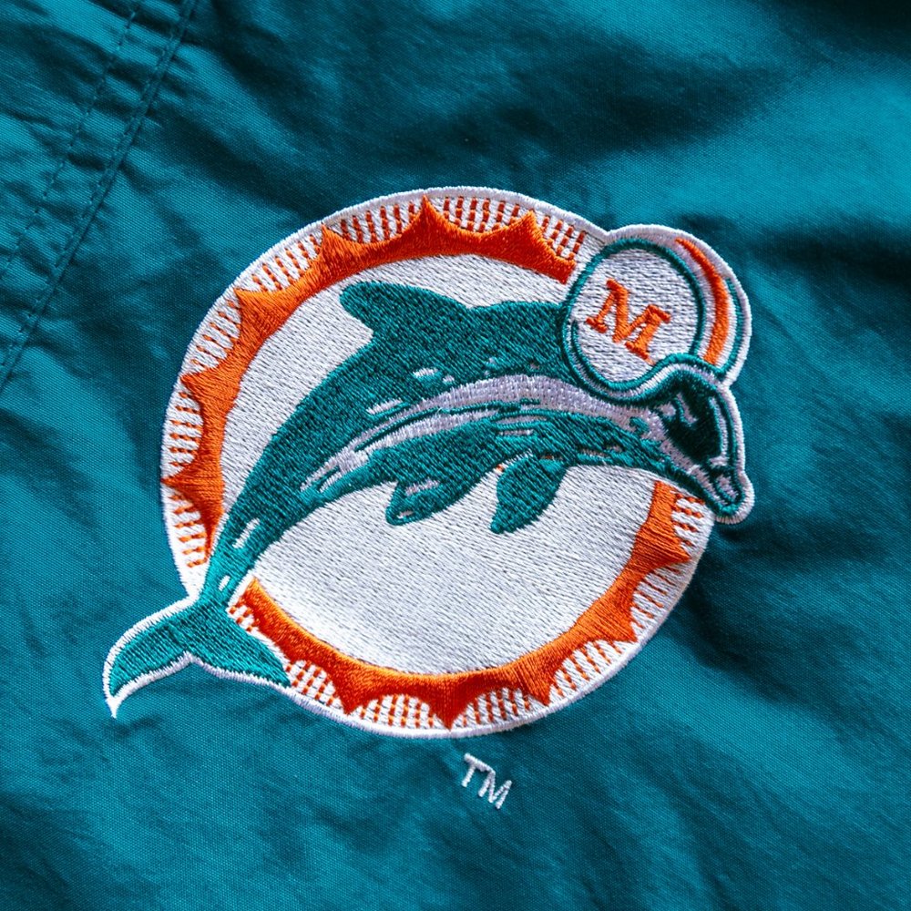 Vintage 90s Logo7 Miami Dolphins NFL Jacket - Picture 2 of 7